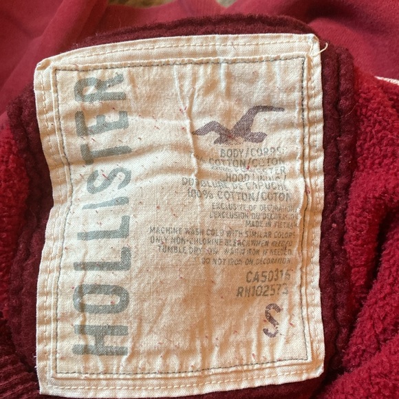 Hollister Red Hoodie - Picture 4 of 4